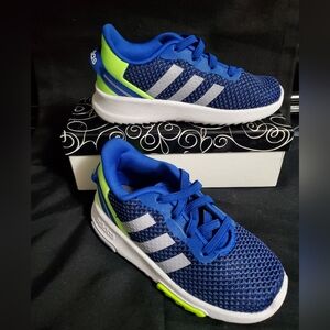 ADIDAS KUROBE GREEN BLUE MESH TENNIS/SNEAKER SHOES KIDS BOY SIZE 8K